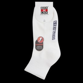Sox & Lox Buy Sox & Lox Ladies Sports Cushioned Midi Socks White (Size 3 - 9) Online | Chempro Chemists
