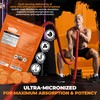 USDA Organic Ultra-Micronized Creatine Gummies for Men & Women; Orange