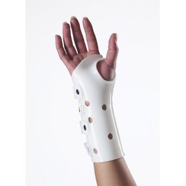 Corflex Wrist Hand Brace - Metacarpal Fracture Splint-M-White-Left