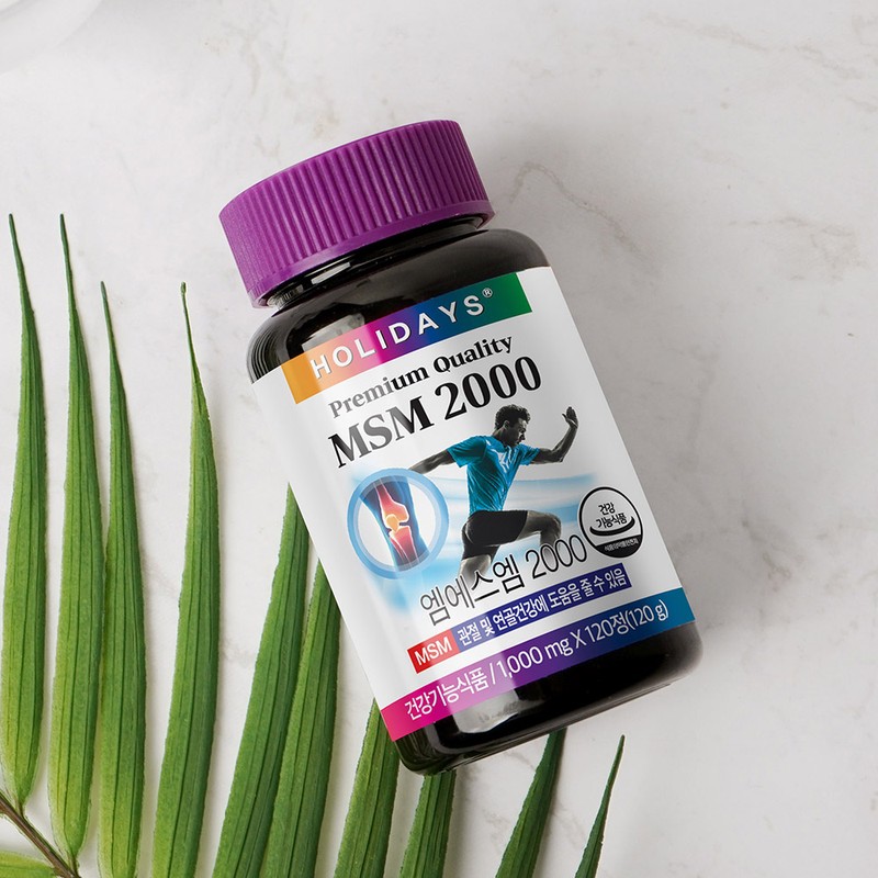 Holidays MSM2000 2 bottles 240 tablets / 홀리데이즈 MSM2000 2병