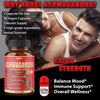 90 Capsules - Ashwagandha Supplement Capsules - Ginger Root, Turmeric,