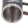 Stainless Steel Liner Mug Resin Decorative Hand Painted Beer Cup