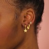 Starfish Earrings Gold Seashell Earrings Beach Earrings for Women Puka