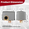 Sevenjungle 40-60 Psi Water Well Pressure Switch, 1/4" Female NPT,