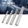 4-Piece End Mill Set 4 Flammi HSs Roughing Mill CNC