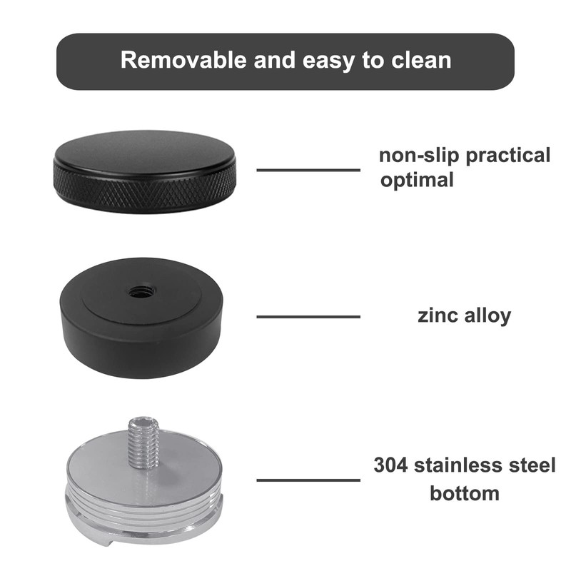 Coffee Distributor, 58mm Coffee Leveler Distribution, 304 Stainless Steel Leveler,