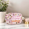 WCGXKO Drinkin Coffee Clear Makeup Bag Donut Coffee Gift Drink