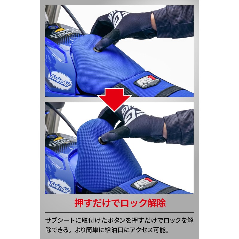 ZETA Racing G6080 YZ250F/450F/250FX/450FX Quick Lock Refueling Work Efficiency Enduro