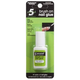 5 Second Nail Brush On Nail Glue, 6-Gram