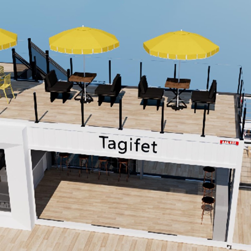 Tagifet Black Glass Railing Post,304 Stainless Steel Glass Railing Post: