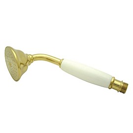 Kingston Brass K105A2 Victorian Hand Shower, 8-3/8 inch Length, Polished Brass