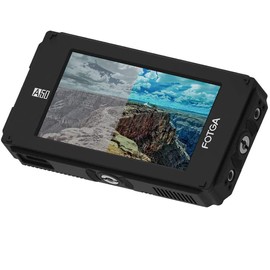 Fotga A50TL 5 inch DSLR On Camera Touch Screen Video Field Monitor HD 1920x1080 3D LUT, Support 4K HDMI Input Output & Dual NP-F550 NP-F970 F570 F550 Battery Plate for DSLR Mirrorless Cinema Camera