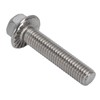 20Pcs M10x1.5 Screw Bolts A2‑70 Stainless Steel Flanged Hex Head