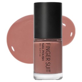 Fingersuit Nail Polish, 1 pc, 8ml, Peach Water / 핑거수트 네일 폴리쉬, 1개, 8ml, 피치 워터