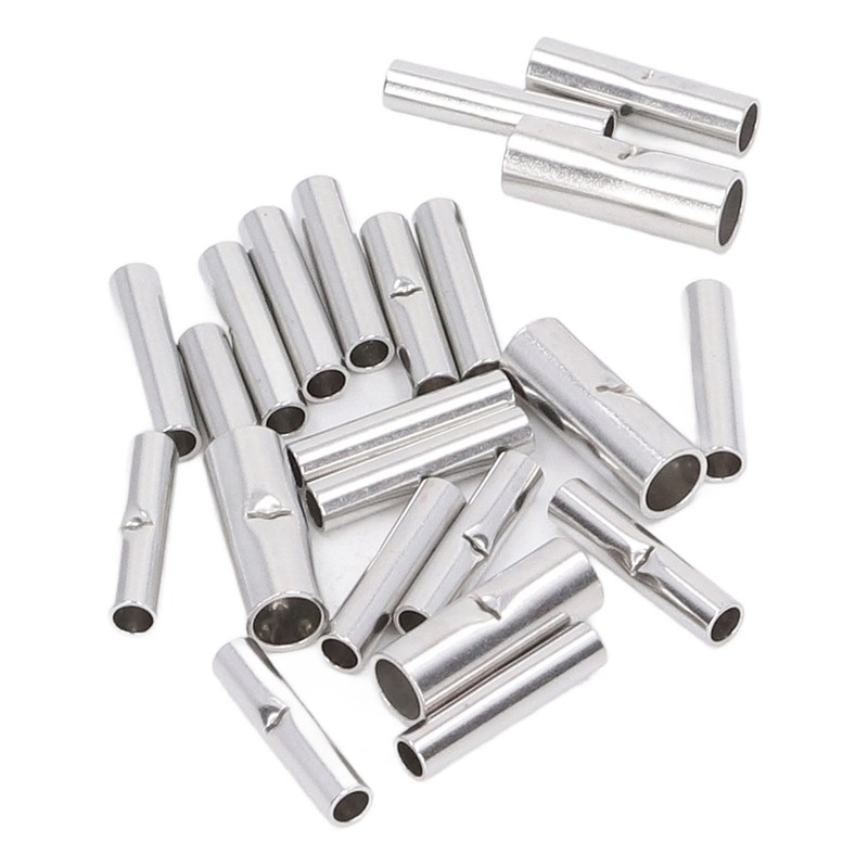200Pcs Wire Ferrule Copper Male Female Crimp Terminal Connector for