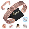 Cigmag Men's Copper Bracelet with 9 Strong 5000 Gauss Magnets