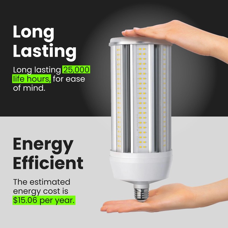 Feit Electric C15000/5K/LED 750 Watt-Equivalent 125W Non-Dimmable High Bright 15000