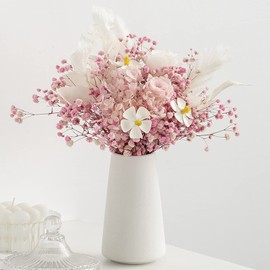 Ceramic Flower Vase, Minimalism Style Vase Decoration for Coat, Fireplace, Table, Living Room, Home