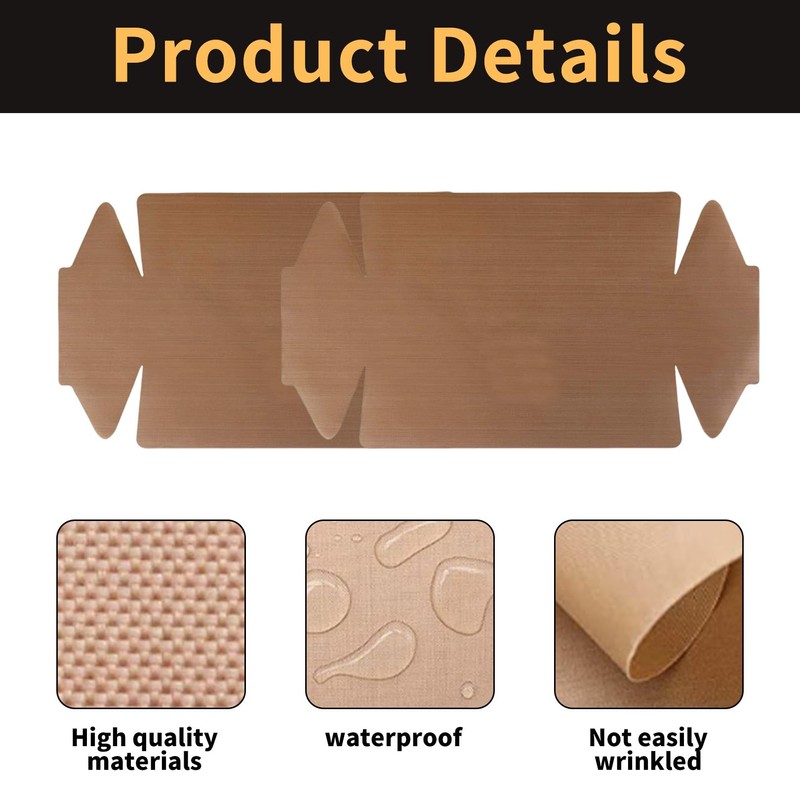 2 Stück Backpapier Wiederverwendbar,Dauerbackfolie für Backblech Backofen,Backfolie Wiederverwendbar,Backpapier Zuschnitte,Dauerbackmatte Hitzebeständig,Dauerbackfolie