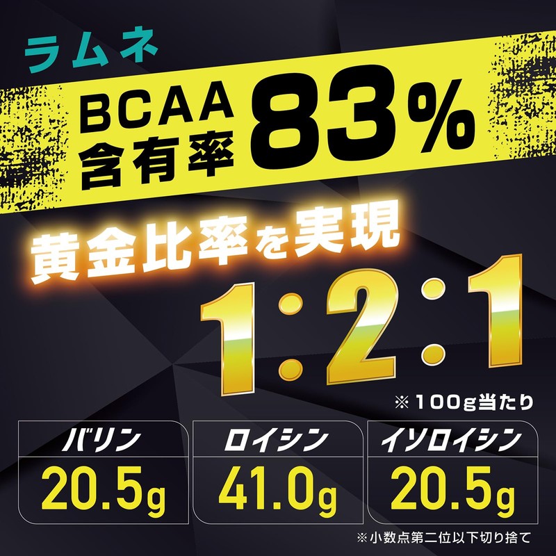 グロング BCAA サプリ アミノ酸 500g ラムネ風味