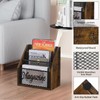 YINMIT Magazine Holder, Stepped 3 Tier Magazine Rack Floor, Magazine