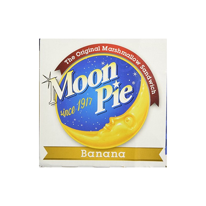 Moon Pie The Original Marshmallow Sandwich Banana, 24.75 Ounce