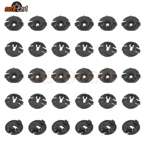 Autocart 30Pcs Car 4F0825429A Wheel Arch Lining Fastener Washer Fit