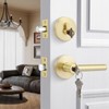 goldenwarm Exterior Deadbolt and Keyed Entry Door Handle Set, Heavy
