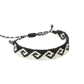 4Ocean Deep Sea Wave Bracelet (Black) - Removes 1 pound of Ocean Plastic - Glow-in-the-Dark, Adjustable Braided Cord - Unisex, Recycled Materials - Supports Ocean Cleanup