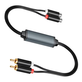 Ground Loop Isolator RCA Noise Filter for Car Audio Hum Eliminator from Home Stereo Amplifiers Plug-and-Play