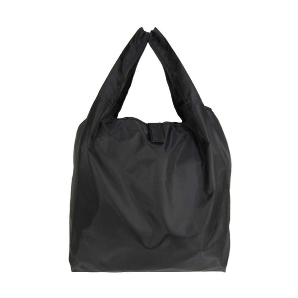 Compact Eco Bag, Taffeta, Solid Color, 9020, Black