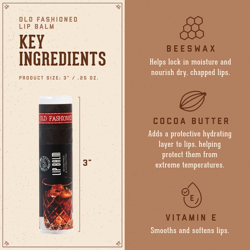 Man Made Lip Balm - Old Fashioned by 18.21 Man