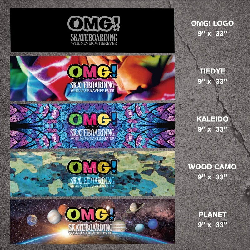OMG! Skateboard Skateboard Deck Tape Grip Tape SKATEBOARD GRIPTAPE (1,