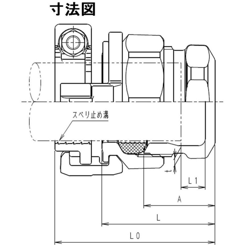 SK Kawanishi SKX-END-20 Steel Pipe Fitting SKX Pipe End 20