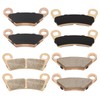 Mabutingti Front and Rear Brake Pads Sintered for Polaris RZR