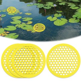 LUMOOM 4 Pieces Floating Bee Island, Bee Drinker, 20 cm Floating Bee Island, Round Bee Feeder Station, Bee Watering Station, Bee Cup for Garden Bee Bath for Feeding Bath