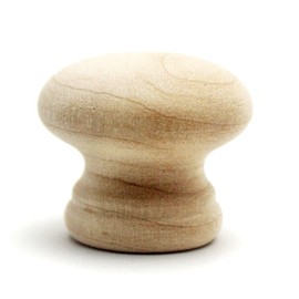 Wake Sangyo TW-303 Wooden Knobs 1.1 inches (28 mm) Interior Furniture Handle Picking