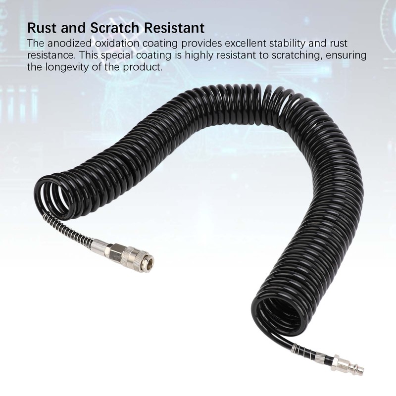 Recoil Air Hose 12m Tangling Resistant Recoil Air Compressor Hose
