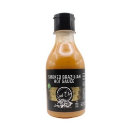 Soul Chef Smoked Hot Sauce - Molho de Pimenta Defumado - Imported from Brazil - Delicious Flavor - Ideal On BBQ Steaks, Burgers, Pork, Fish, Chicken, Soup, Salada and Others
