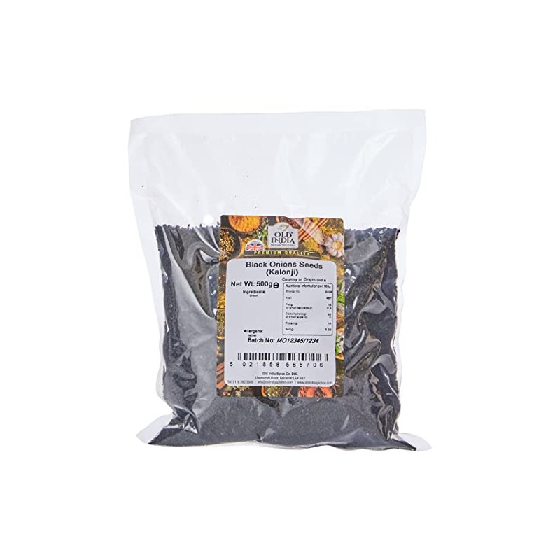 Old India Black Onions Seeds (Kalonji) 500 g