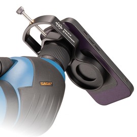 Magnetic Universal Digiscoping Adapter, Metal Holder Mount Connecting Smartphone to Telescope Spotting Scope Binocular Monocular Microscope,Fits 2.6" Eyepiece Max/Any Cell Phone Camera