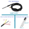 Gikfun 5PCS 1M DS18B20 Temperature Sensor Waterproof Digital Thermal Probe