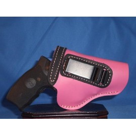 Smith and Wesson Airlite 380 Right Hand Pro Carry Pink With Black Trim Gun Holster
