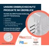 Scheffinger V77 Door Bolt Überfallschutz for Apartment Doors, 100% Steel,