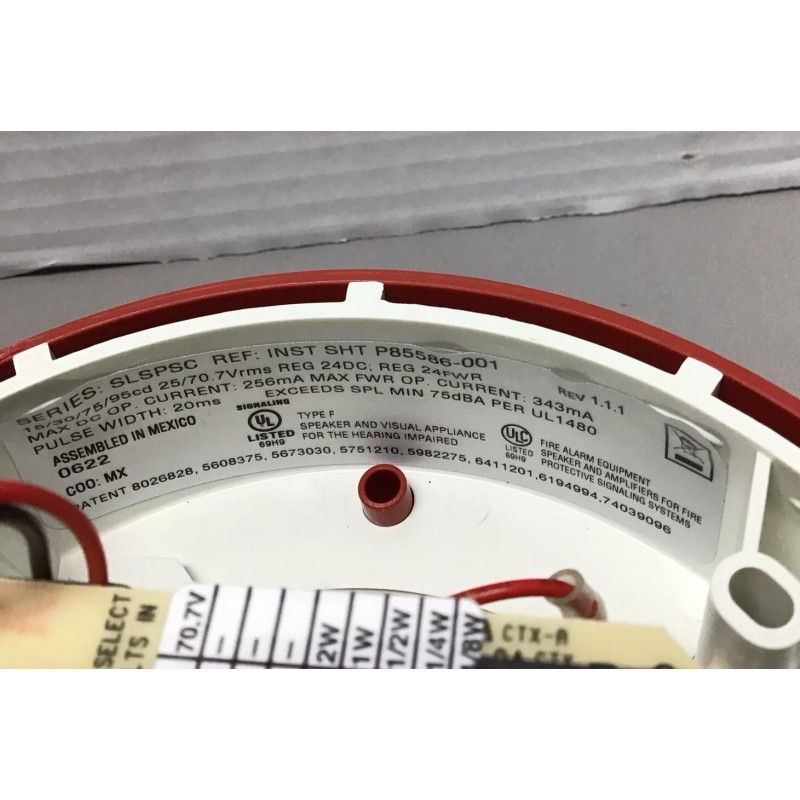 SIEMENS SLSPSCR-F Speaker-Strobe