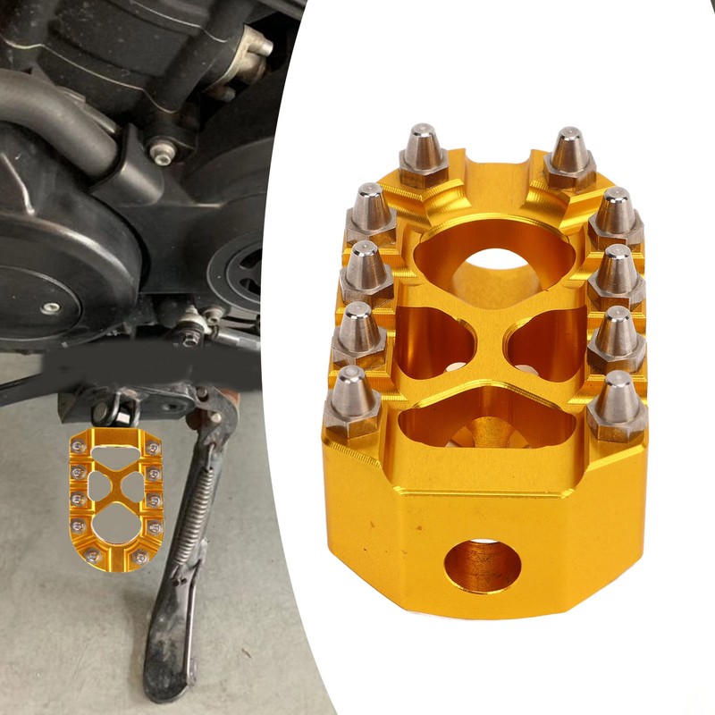 Motorcycle Gear Shifter Peg 360° Roating Anti Slip Golden Shift