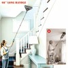 ShinyDew Wall Cleaner Mop with 98" Long Handle & Washable