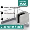 PRIOstahl Glass Holder 4 Pieces Glass Clamp Holder Glass Plate