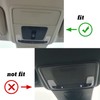 x xotic tech Interior Roof Reading Light Panel Cover Trim,