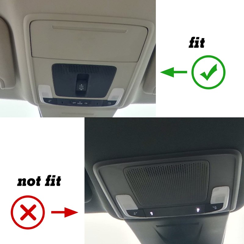 x xotic tech Interior Roof Reading Light Panel Cover Trim,